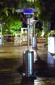 Mushroom gas outdoor heater